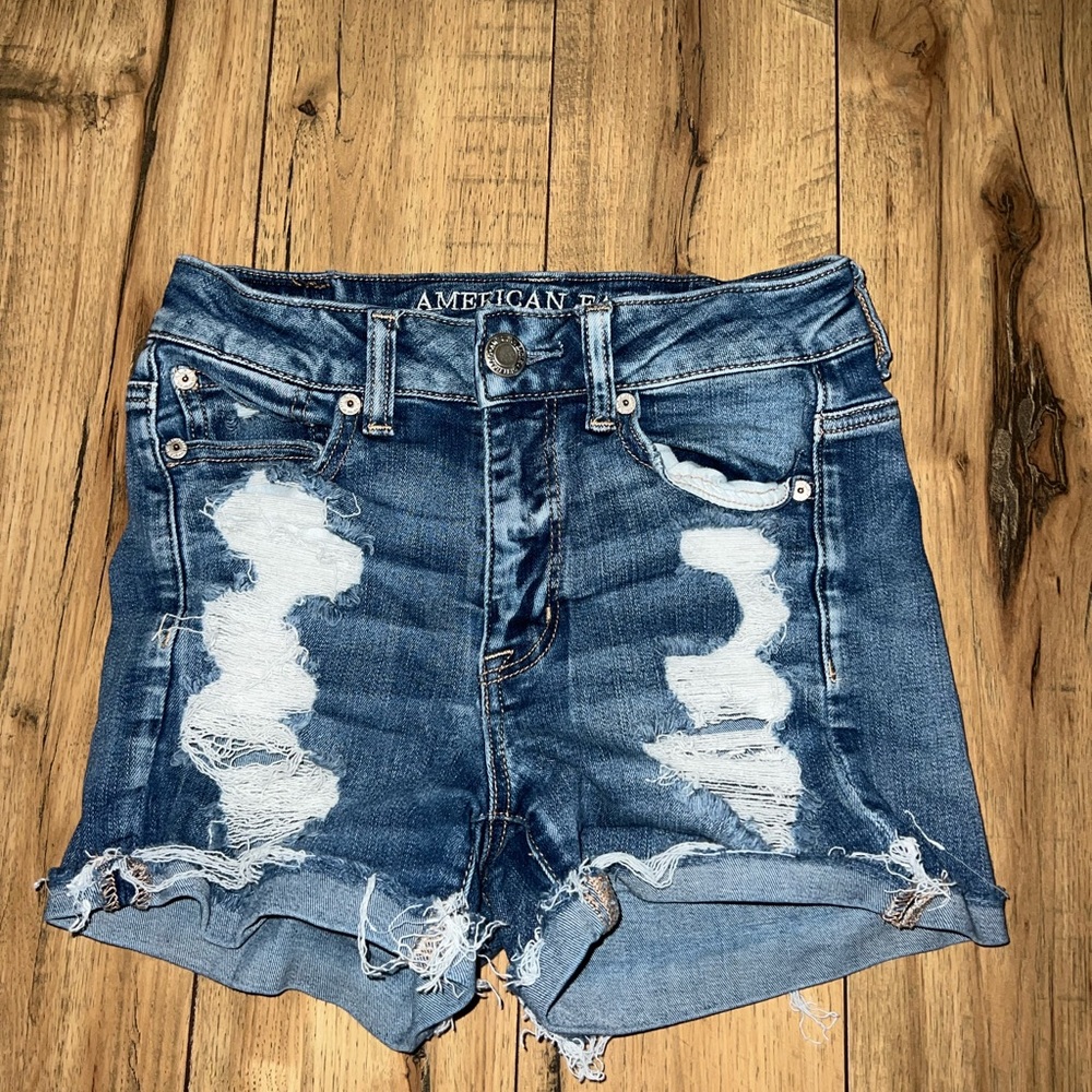 american eagle jean shorts